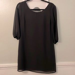 Black Dress with Bow Detail in Back